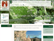 Tablet Screenshot of naturpark-now.de